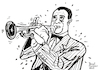 Cartoon: Louis Armstrong (small) by Pascal Kirchmair tagged louis,armstrong,satchmo,satch,pops,trumpet,trumpeter,usa,new,orleans,louisiana,jazz,star,hall,of,fame,musik,musiker,musician,music,singer,songwriter,composer,illustration,zeichnung,pascal,kirchmair,cartoon,caricature,karikatur,ilustracion,ink,drawing,dibujo,desenho,disegno,ilustracao,illustrazione,illustratie,dessin,de,presse,du,jour,art,the,day,tekening,teckning,cartum,vineta,comica,vignetta,caricatura,portrait,portret,retrato,ritratto,porträt,tusche,tuschezeichnung,encre,chine,tinta,china,inchiostro,tuschepinsel,pen
