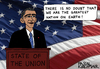 Cartoon: State of the Union 2016 (small) by Pascal Kirchmair tagged barack,obama,state,of,the,union,2016,usa,political,cartoon,caricature,karikatur,rede,zur,lage,der,nation
