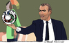 Cartoon: Zinedine Zidane (small) by Pascal Kirchmair tagged zinedine zidane portrait karikatur caricature cartoon vignetta france frankreich foot football soccer real madrid trainer sportler fußball