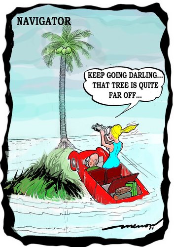 Cartoon: Navigator (medium) by kar2nist tagged navigator,woman
