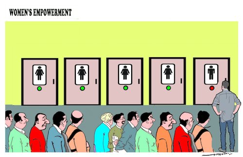 Cartoon: womens empowerment (medium) by kar2nist tagged women,empowerment