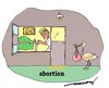 Cartoon: Abortion (small) by kar2nist tagged stork,abortion,delivery,baby