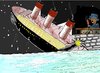 Cartoon: champaigne disaster (small) by kar2nist tagged ship,launch,queen,champaigne