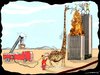 Cartoon: Fire fighter (small) by kar2nist tagged fire,giraffe,engine,desert