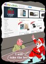 Cartoon: Santa at ebay (small) by kar2nist tagged santa,claus,eabsy,buying,presents