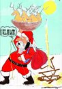 Cartoon: Santa Breakdown (small) by kar2nist tagged santa claus christmas xmas breakdown transport problems