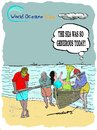 Cartoon: World Oceans Day June 8th (small) by kar2nist tagged world,oceans,sea,fishes,fishermen,mermaids