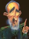 Cartoon: Fidel Castro (small) by Gelico tagged fidel,castro,cuba,president,famous,people,gelico