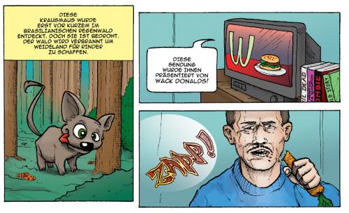 Cartoon: Hunter zappt. - Seite 2 (medium) by Bülow tagged karotte,tv,glotze,fernsehen,zapping