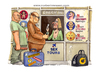 Cartoon: Sex tours (small) by Niessen tagged beast,girl,boy,animal,departure,ticket,bomb,travel,tourism,checkin,bag