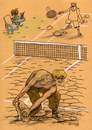 Cartoon: tennis (small) by mitya_kononov tagged humour