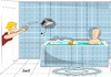 Cartoon: Der Fehlversuch (small) by berti tagged mordversuch,ehekrach,toaster,strom,kurzschluß,rosenkrieg,badewanne,bathtube,marital,quarrel,electricity,inkscape