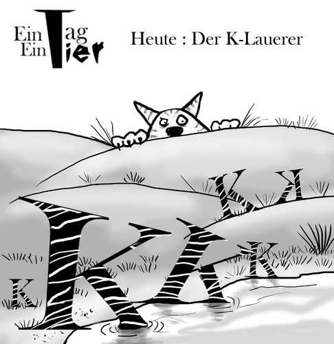 Cartoon: Der K-Lauerer (medium) by Mistviech tagged tiere,natur,kalauer,witz,flachwitz,herdentiere,zebras,lauern,herde,afrika,savanne