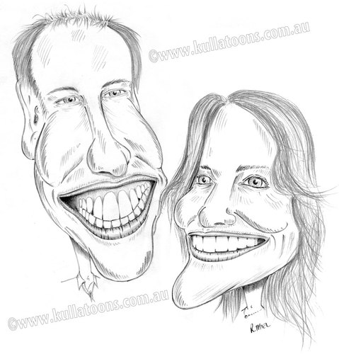Cartoon: William and Kate (medium) by kullatoons tagged william,kate