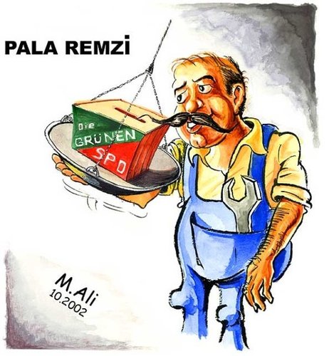 Cartoon: Mixtur2 (medium) by mali tagged pala,remzi,tayyip,erdogan,abdullah,guel,blues,brothers