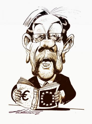 Cartoon: Javier Solana (medium) by zlaticanin tagged zlaticanin