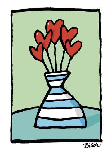 Cartoon: Alles Liebe für Dich! (medium) by BiSch tagged valentinstag,vase,herz,liebe,st,valentin,love,heart,valentinstag,vase,herz,liebe