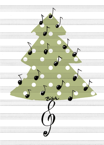Cartoon: musikalischer Weihnachtsbaum (medium) by BiSch tagged tannenbaum,weihnachtsbaum,christmas,tree,musik,music,noten,notenschlüssel,notenlinien,tannenbaum,weihnachtsbaum,weihnachten,noten,musik,illustration