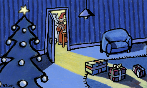 Cartoon: Und weg war die Weihnachtsgans.. (medium) by BiSch tagged weihnachtsmann,santa,claus,tannenbaum,heilige,nacht,weihnachtsgans,weihnachten,weihnachtsmann,tannenbaum,weihnachtsgans,weihnachten,dieb