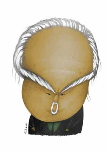 Cartoon: Fernando Botero (medium) by charli tagged botero,caricature