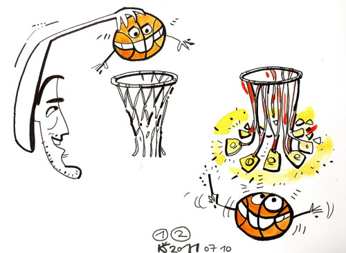 Cartoon: BASKETBALL WORLD CHAMPIONS (medium) by Kestutis tagged kestutis,team,gold,champions,basketball,lithuania
