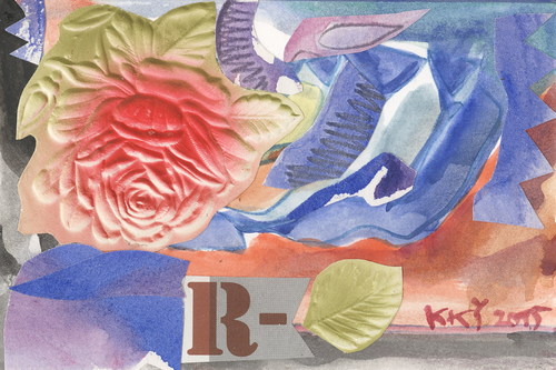 Cartoon: Fragrancy of roses (medium) by Kestutis tagged dada,postcard,kestutis,lithuania,nature