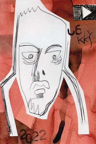Cartoon: Nocturne 2 (medium) by Kestutis tagged sketch,model,art,kunst,kestutis,lithuania