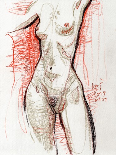 Cartoon: Artist and model today 4 (medium) by Kestutis tagged artist,model,today,sketch,kestutis,lithuania