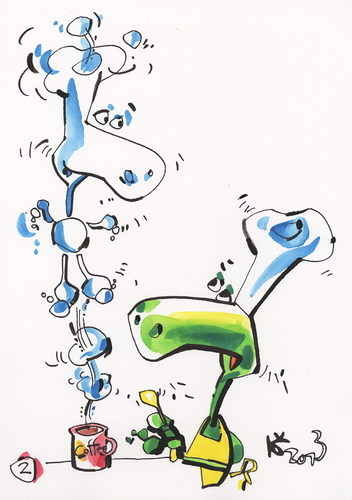 Cartoon: Joyful coffee (medium) by Kestutis tagged adventure,lithuania,kestutis,pirate,turtle,coffee,joyful