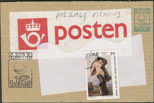 Cartoon: Postcard. Collages (medium) by Kestutis tagged collages,postcard,mail