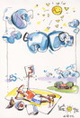 Cartoon: 2012 SUMMER OLYMPICS. BOXING (small) by Kestutis tagged summer,olympics,kestutis,boxing,london,2012,sport,sun,referee
