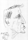 Cartoon: Albertas Vaidila (small) by Kestutis tagged sketch,kestutis,lithuania