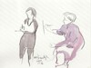 Cartoon: Artists and models. Sketches 3 (small) by Kestutis tagged sketch,art,kunst,kestutis,lithuania
