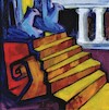Cartoon: Artists stairs (small) by Kestutis tagged artist,stairs,kestutis,lithuania,grifin,art,kunst