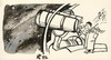 Cartoon: ASTRONOMER (small) by Kestutis tagged astronomer,galaxy,stars,music,violin,telescope,observatory