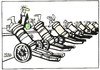 Cartoon: AT THE BAR (small) by Kestutis tagged bar,cannon,kestutis,sluota
