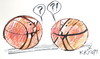 Cartoon: BASKET BALLS DIALOG (small) by Kestutis tagged sports basketball kestutis lithuania