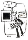 Cartoon: Black square. Identification (small) by Kestutis tagged kestutis,lithuania,chess,art,kunst,black,malewitsch,square,kazimir,malevich,suprematism