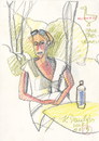 Cartoon: Dalia (small) by Kestutis tagged sketch kestutis lithuania summer