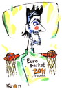 Cartoon: EUROPEAN BASKETBALL (small) by Kestutis tagged basketball sport championships kestutis lithuania