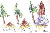 Cartoon: EVOLUTION (small) by Kestutis tagged anthill nature space surprise mind wald ameisenhaufen