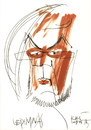 Cartoon: Gediminas (small) by Kestutis tagged sketch,kestutis,lithuania