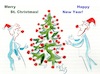 Cartoon: Greetings (small) by Kestutis tagged greetings,christmas,new,year,kestutis,lithuania,red,nose