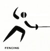 Cartoon: Interpretation of signs. Fencing (small) by Kestutis tagged fencing,sport,signs,olympic,games,paris,2024,kestutis,lithuania