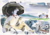 Cartoon: Joachim Löw in Italy (small) by Kestutis tagged loew italy football fussball soccer malerei painting kunst art euro 2012 joachim jogi löw fußball germany deutschland goethe