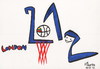 Cartoon: LONDON OLYMPICS AND BASKETBALL (small) by Kestutis tagged london 2012 olympics basketball logo lithuania team kestutis sport summer