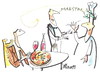 Cartoon: PIZZA - MAESTRO (small) by Kestutis tagged pizzapitch,pizza,italy,summer,travel,kestutis,restaurant,cook