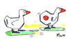 Cartoon: PLASTIC (small) by Kestutis tagged goose summer pencil form plastic