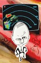 Cartoon: Putins neurological disorder 2 (small) by Kestutis tagged war,putin,russia,russland,ukraine,dada,postcard,kestutis,lithuania