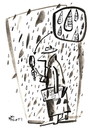 Cartoon: RAIN - DROP (small) by Kestutis tagged rain drop news newspaper zeitung lupe wasser water regen tropfen magnifier